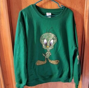 New Looney Tunes XXL Jr Tweety Bird Sweatshirt